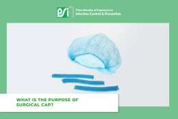 What is the purpose of the surgical cap?